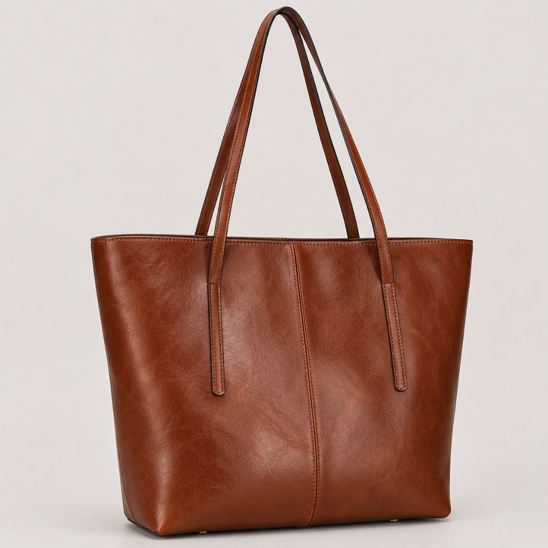 Helena - Bolsa Tote em Couro com Elegância Atemporal