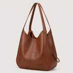 Aurora - Bolsa Hobo Premium em Couro Vintage Sofisticado
