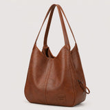 Aurora - Bolsa Hobo Premium em Couro Vintage Sofisticado