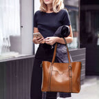 Aurelle - Bolsa Tote em Couro com Elegância Atemporal