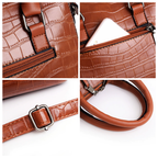 Valentina - Kit Elegante de Bolsas em Couro para Todas as Ocasiões Com 4 Peças