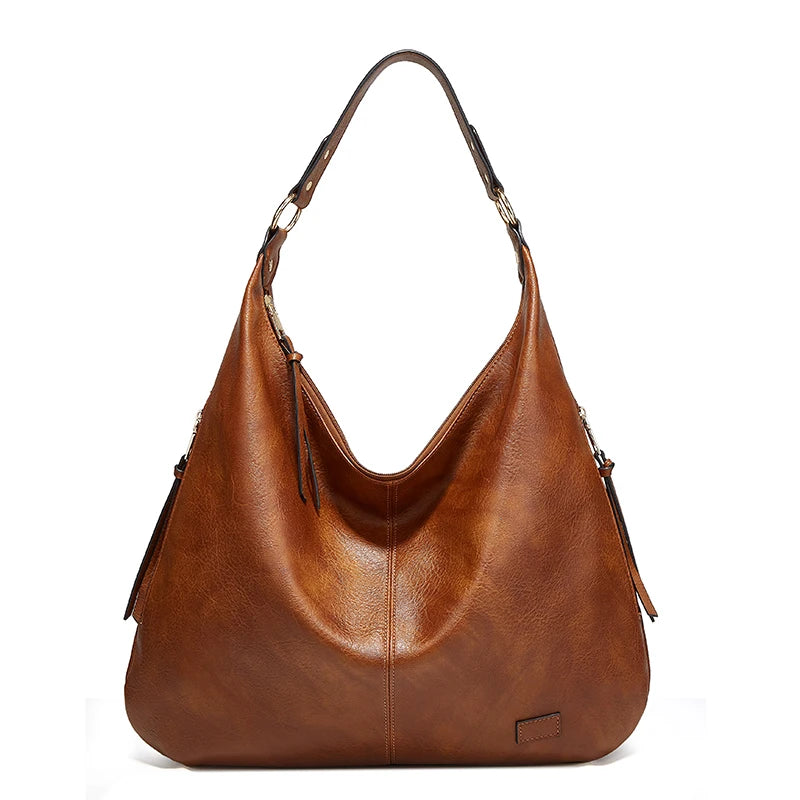 Lunelle - Bolsa Hobo em Couro Premium Casual Chic