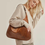 Lunelle - Bolsa Hobo em Couro Premium Casual Chic