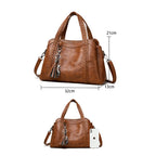 Giovanna - Bolsa em Couro com Alças Trançadas e Elegância Artesanal