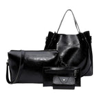 Antonella - Kit Elegante de Bolsas em Couro para Todas as Ocasiões Com 4 Peças