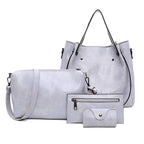 Antonella - Kit Elegante de Bolsas em Couro para Todas as Ocasiões Com 4 Peças
