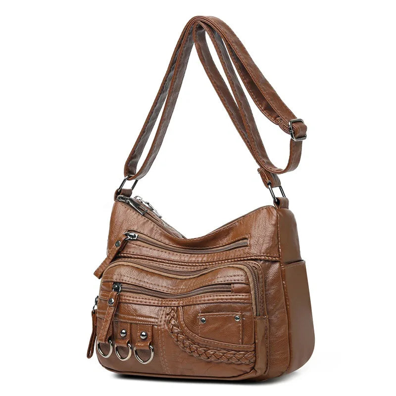 Évora - Bolsa Crossbody em Couro Com Charme Artesanal