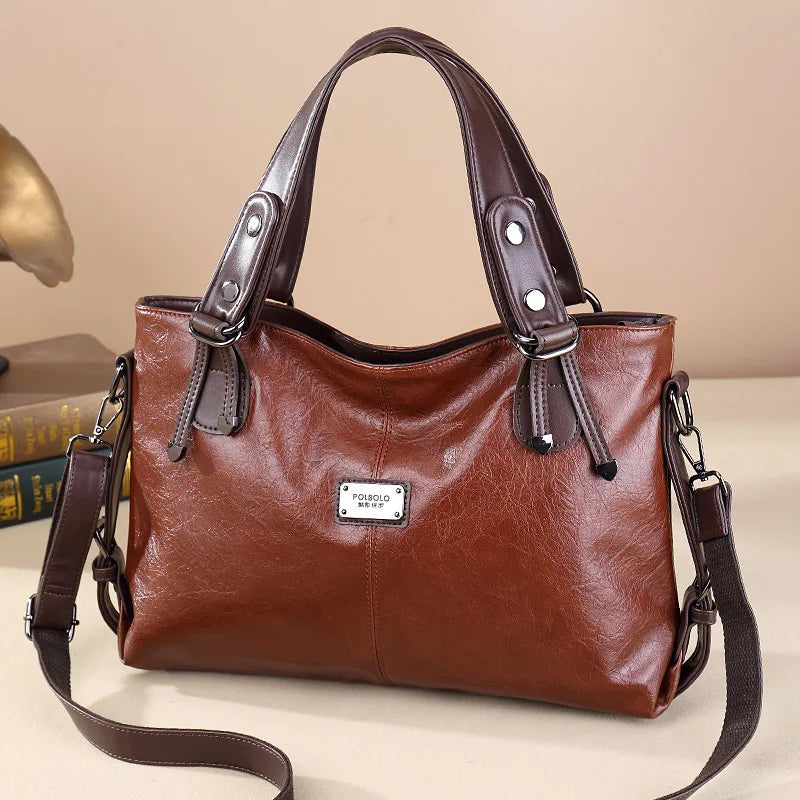 Amélia - Bolsa Tote em Couro Premium Com Elegância Atemporal