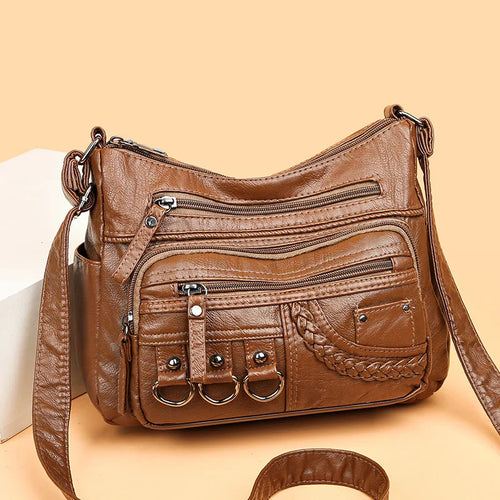 Évora - Bolsa Crossbody em Couro Com Charme Artesanal