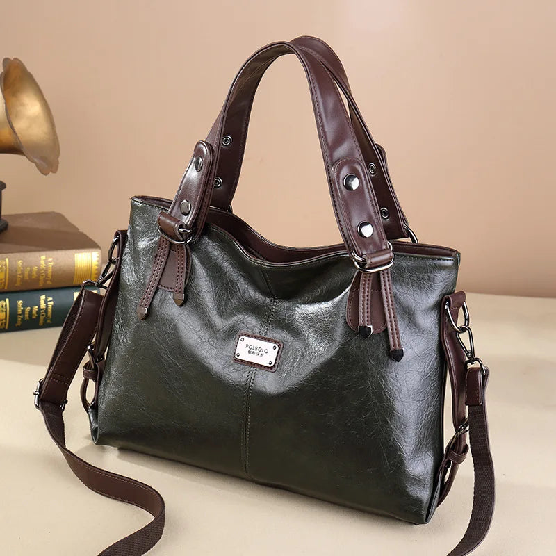 Amélia - Bolsa Tote em Couro Premium Com Elegância Atemporal