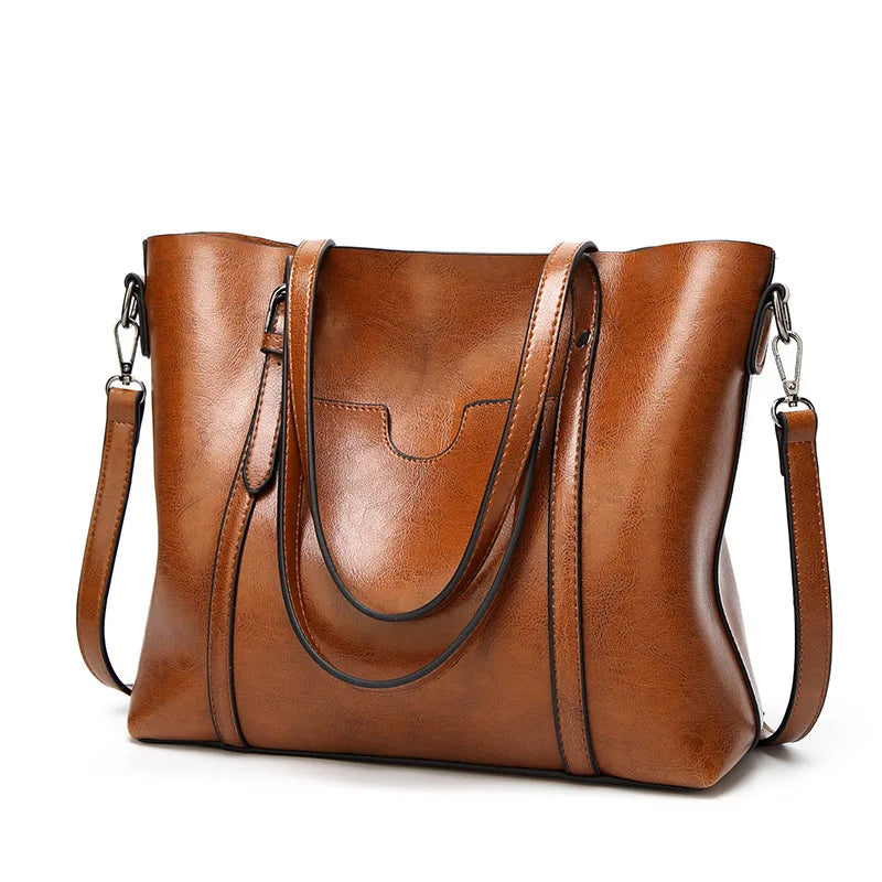 Aurelle - Bolsa Tote em Couro com Elegância Atemporal