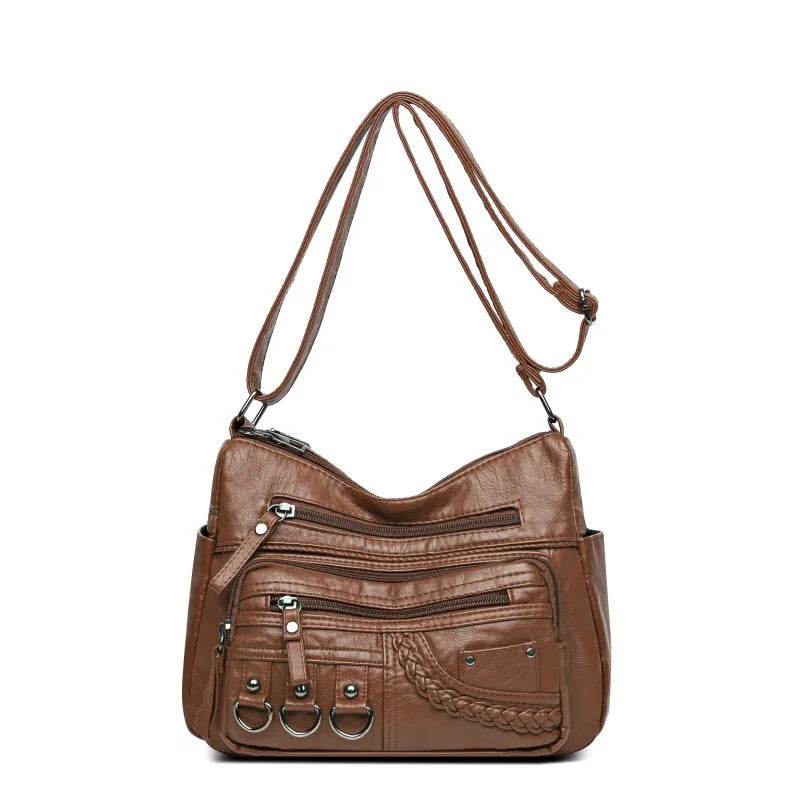Évora - Bolsa Crossbody em Couro Com Charme Artesanal
