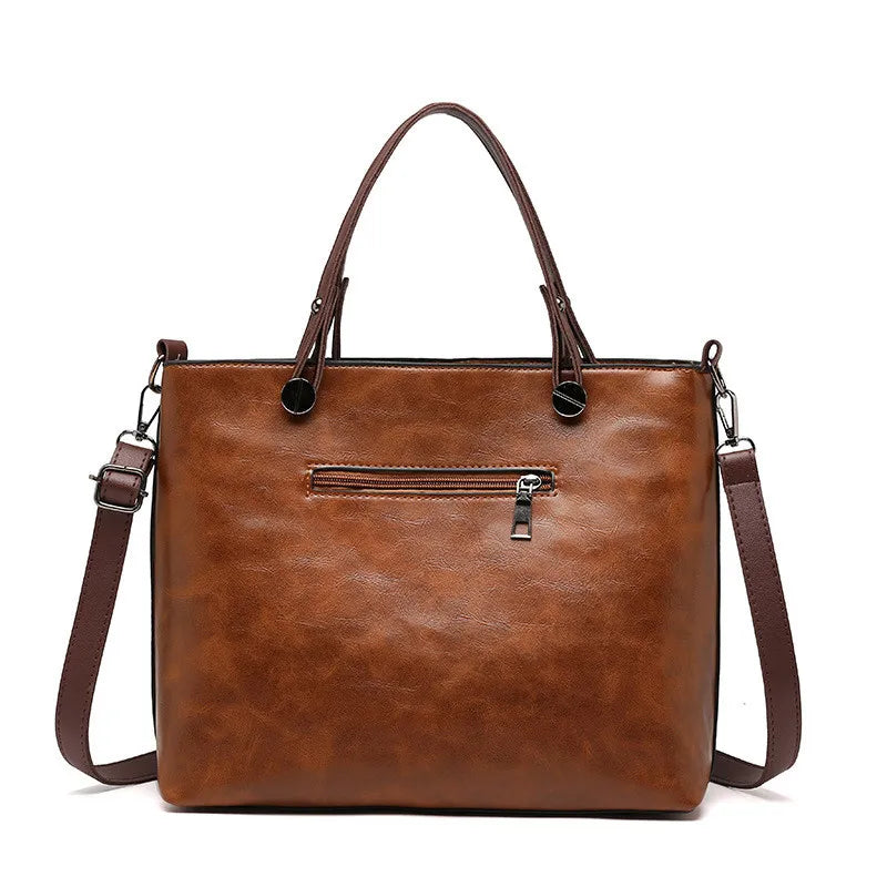 Siena - Bolsa Tote em Couro com Estilo Clássico Urbano