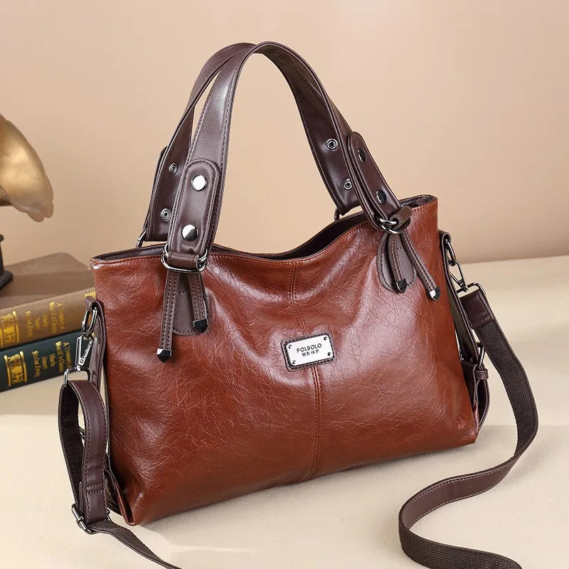 Amélia - Bolsa Tote em Couro Premium Com Elegância Atemporal