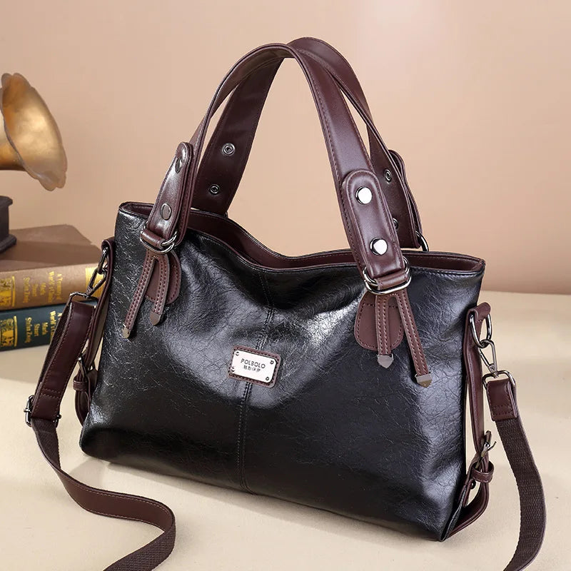Amélia - Bolsa Tote em Couro Premium Com Elegância Atemporal