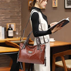 Amélia - Bolsa Tote em Couro Premium Com Elegância Atemporal