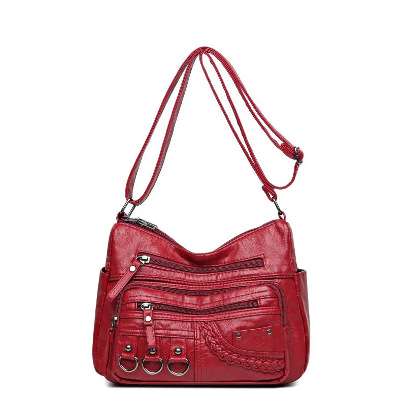 Évora - Bolsa Crossbody em Couro Com Charme Artesanal