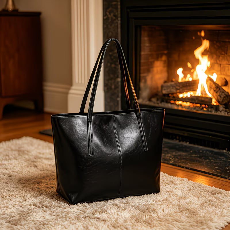 Helena - Bolsa Tote em Couro com Elegância Atemporal