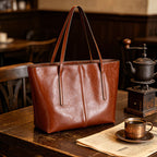 Helena - Bolsa Tote em Couro com Elegância Atemporal