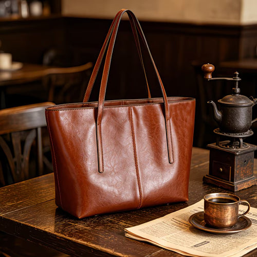 Helena - Bolsa Tote em Couro com Elegância Atemporal