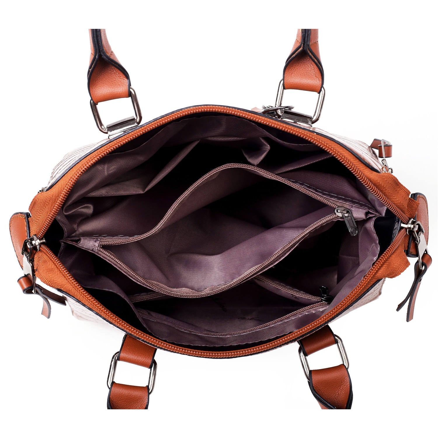 Valentina - Kit Elegante de Bolsas em Couro para Todas as Ocasiões Com 4 Peças